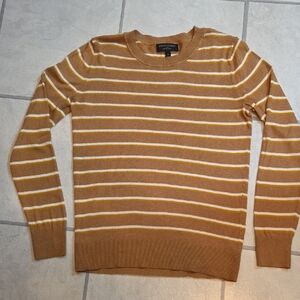 Banana Republic Brown Striped Forever Sweater-size M